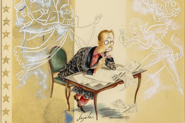 New Yorker Tax Day Art
