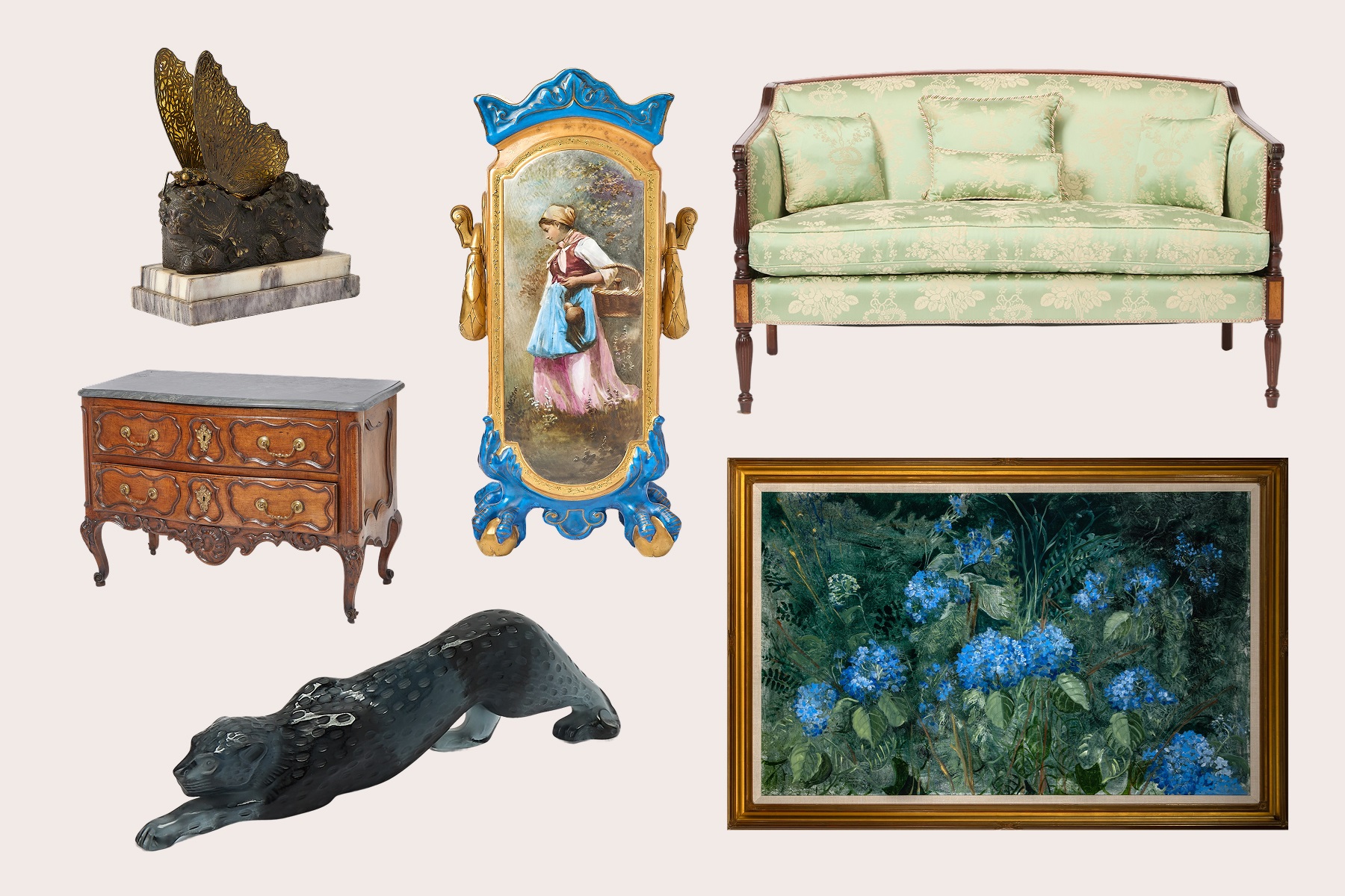 Doyle at Home® Featuring Property from an Anglo-American Interior and Edward Lobrano Interior