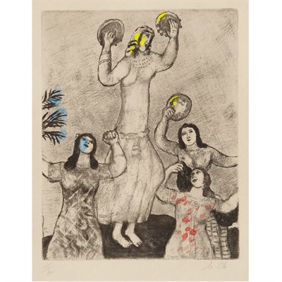 Lot 26 - Marc Chagall DANCE OF MIRIAM, SISTER OF MOSES...
