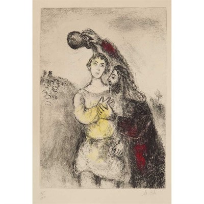 Lot 25 - Marc Chagall (1887-1985) ANNOINTING OF SAUL...