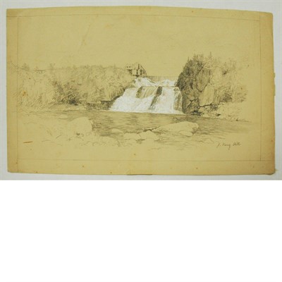Lot 24 - John Henry Hill American, 1839-1922 Waterfall...