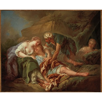 Lot 46 - After Francois Boucher Aminta Brought Back to...