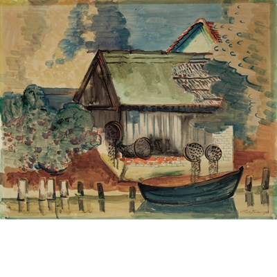 Lot 57 - Max Pechstein German, 1881-1955 Mill and...