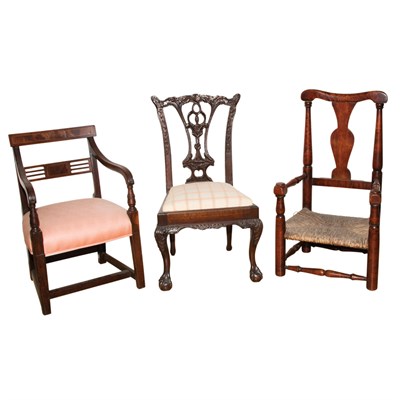 Lot 193 - Three English Style Diminutive Chairs
