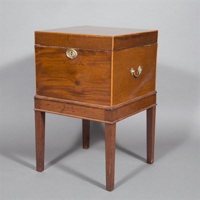 Lot 251 - Regency Mahogany Cellarette Height 26 inches,...