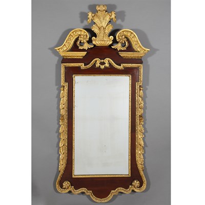 Lot 243 - George II Style Parcel Gilt Mahogany Mirror...
