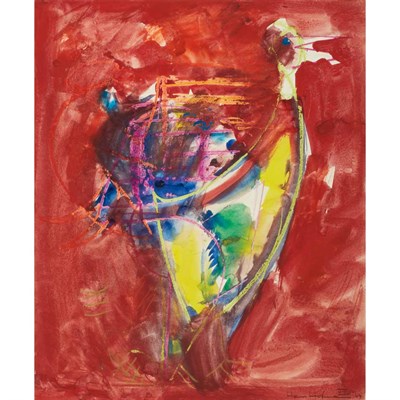 Lot 9 - Hans Hofmann German, 1880-1966 Untitled, 1944...