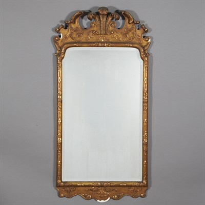 Lot 125 - George II Style Gold Painted Mirror Height 41...