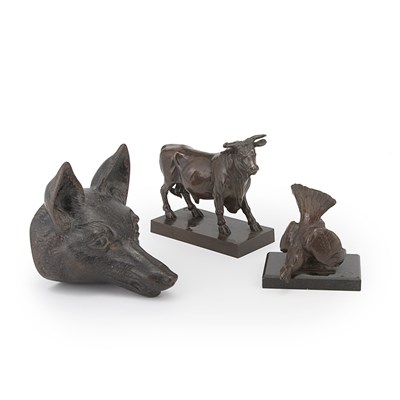Lot 253 - Bronze Figure of a Bird on a Branch Max...