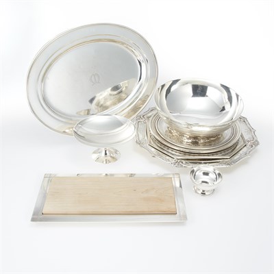 Lot 224 - Group of Sterling Silver Table Articles...