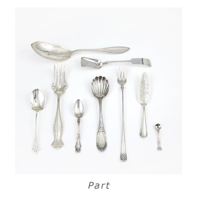 Lot 237 - Large Group of Sterling Silver Flatware 20th...