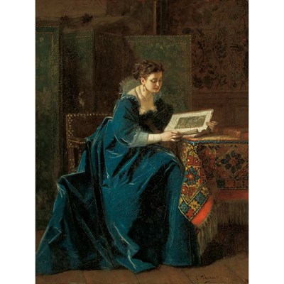 Lot 10 - Charles Francois Pecrus French, 1826-1907...