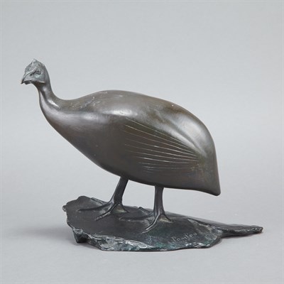 Lot 250 - Bronze Figure of a Pintade After a Model by...