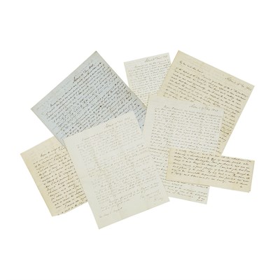 Lot 12 - CLAY, HENRY Six autograph letters signed to...
