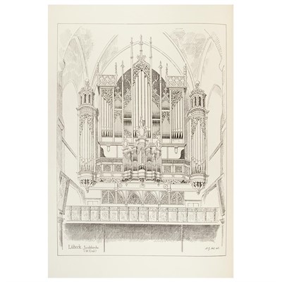 Lot 122 - MUSIC A collection of books on the organ. HILL,...