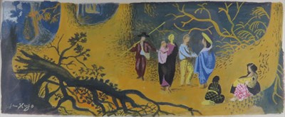 Lot 3 - Jean Hugo French, 1894-1984 Personnages dans...