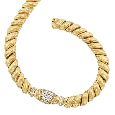 Lot 178 - Gold and Diamond Necklace, Van Cleef & Arpels, France