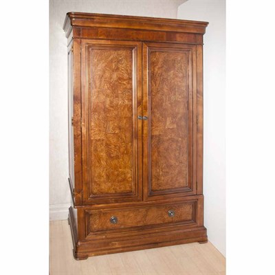 Lot 198 - Neoclassical Style Mahogany and Burl-Wood...