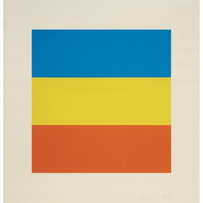 Lot 78 - Ellsworth Kelly (b. 1923) BLUE/YELLOW/RED...