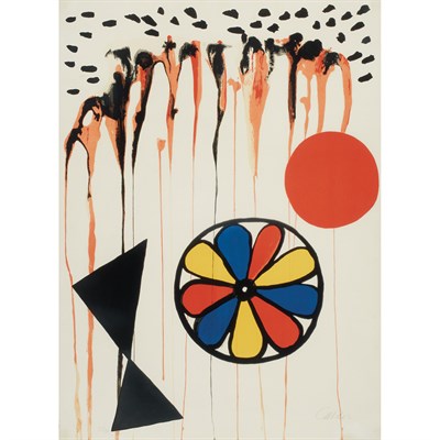 Lot 25 - Alexander Calder (1898-1976) LA MOUSSON Color...