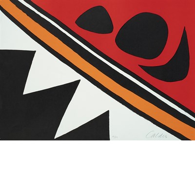 Lot 26 - Alexander Calder DENTS DE SCIE Color...