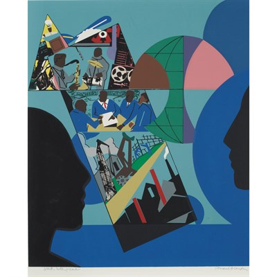 Lot 122 - Romare Bearden (1911-1988) BLACK ENTERPRISE...
