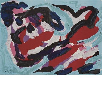 Lot 2 - Karel Appel (1921-2006) COMPOSITIONS Color...