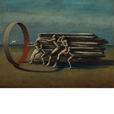 Lot 52 - Edgar Ende German, 1901-1965 Die Jagd Nach der...