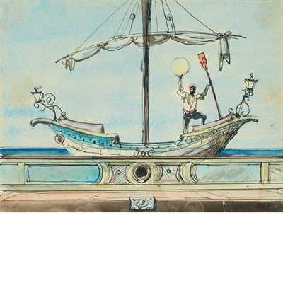 Lot 21 - Eugene Berman Russian/American, 1899-1972 La...