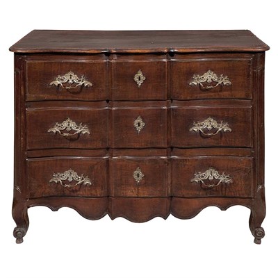 Lot 191 - Louis XV Fruitwood Commode Mid 18th century...
