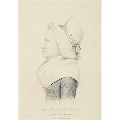 Lot 21 - American School 19th Century Portraits of...