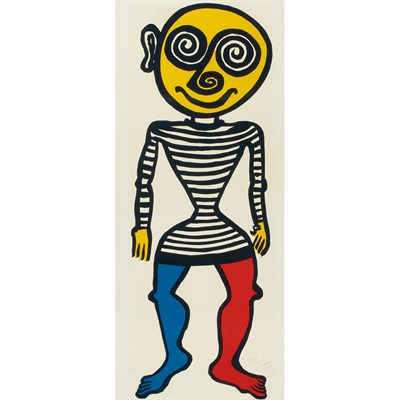 Lot 21 - Alexander Calder (1898-1976) PUPPET MAN Color...