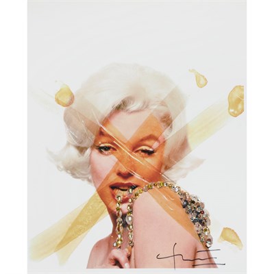Lot 351 - STERN, BERT (1929-2013) Jeweled portrait of...