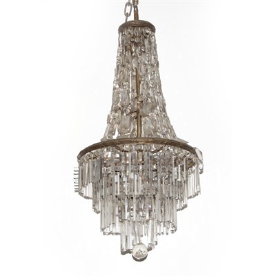 Lot 467 - Louis XVI Style Gilt-Metal and Glass...
