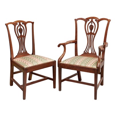 Lot 240 - Federal Cherry Armchair Possibly Hartford,...