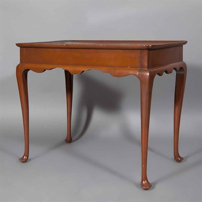 Lot 166 - Queen Anne Style Cherry Tea Table The...
