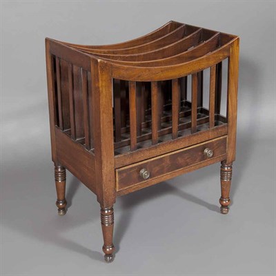 Lot 259 - Regency Mahogany Canterbury 19th Century With...
