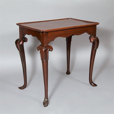 Lot 263 - George III Style Mahogany Tea Table With a...