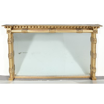 Lot 561 - Regency Gilt-Wood Overmantel Mirror Height 43...