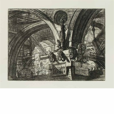 Lot 153 - Giovanni Battista Piranesi THE PIER WITH A...