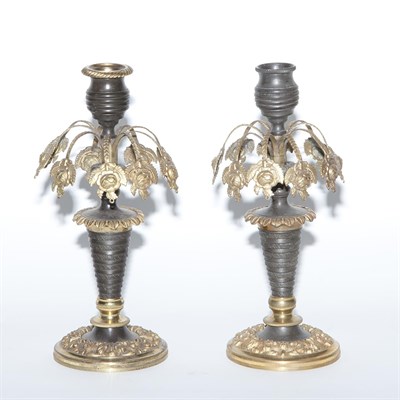 Lot 327 - Pair of Regency Style Gilt and...