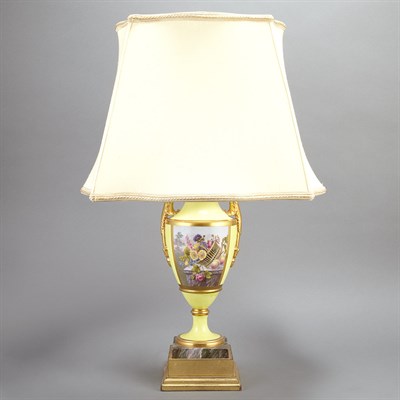 Lot 388 - Paris Porcelain Vase 19th Century Of urn form,...