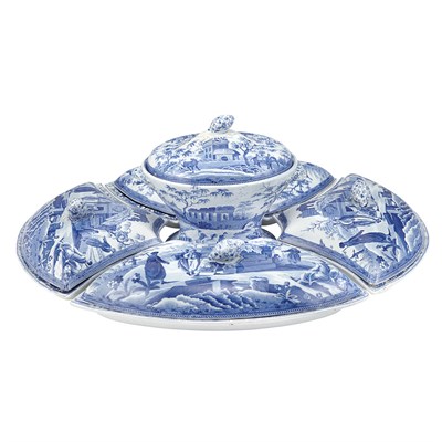Lot 370 - Spode Transfer Decorated Porcelain Breakfast...