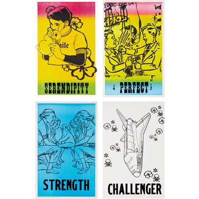 Lot 128 - Faile American, 20th Century Set of Four...