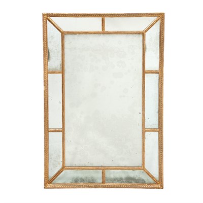 Lot 298 - George III Giltwood Mirror Framed Mirror Late...