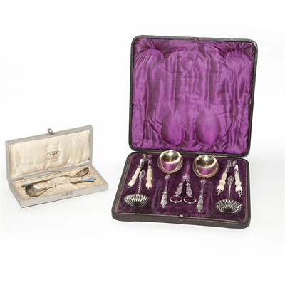 Lot 404 - Group of Victorian Silver and Silver Plate...