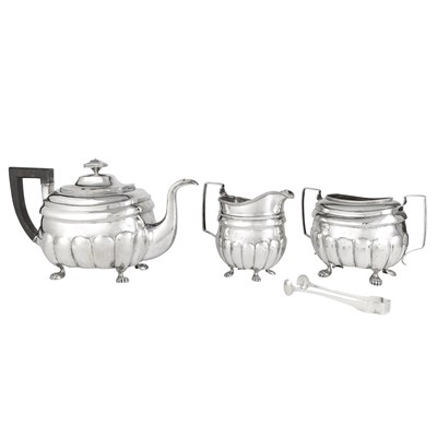 Lot 270 - American Silver Partial Tea Service Joel Sayre,...