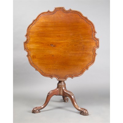 Lot 156 - George III Mahogany Tilt-Top Table The...