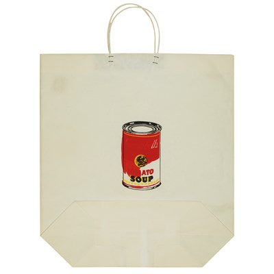 Lot 249 - WARHOL, ANDY Campbell's Soup Can Shopping Bag....