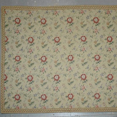 Lot 597 - Needlepoint Rug Continental, early 20th...